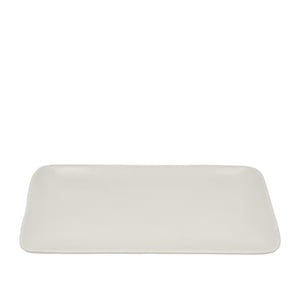 Tulu Porselen Tk Sunum Tabak 30X15cm - Saten Beyaz TK15KYST01 - TULU PORSELEN