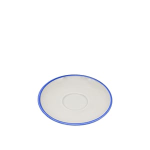 Tulu Porselen Flat Kahve Fincan Tabağı - File 33 Mavi FLT01KTF33 - TULU PORSELEN