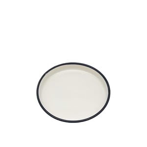 Tulu Porselen Step Düz Tabak 12 cm - File 64 Siyah - TULU PORSELEN