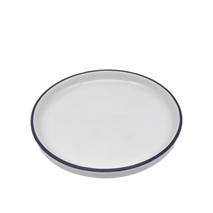 Zest Porcelain Step Tabak 17,5Cm -Riva Siyah - ZEST PORCELAIN