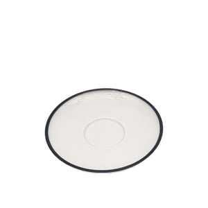 Tulu Porselen Luna Çay Fincan Tabağı - File 64 Siyah LN01CTF64 - TULU PORSELEN