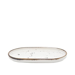 Zest Porcelain Step Kayık Tabak 20 X 12 Cm -Paris Krem - ZEST PORCELAIN