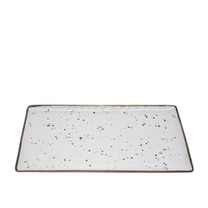 Tulu Porselen Dikdörtgen Kayık 35X15cm - Reactıve 46 Krem DD35X15DKYR46 - TULU PORSELEN