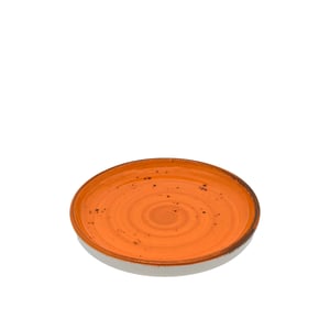 Tulu Porselen Step Tabak 23,5cm Reactıve 44 Turuncu STP24TBR44 - TULU PORSELEN