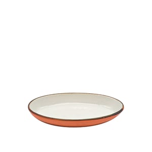 Tulu Porselen Oval Fırın Kabı 19Cm - Reactıve 44 Turuncu - TULU PORSELEN