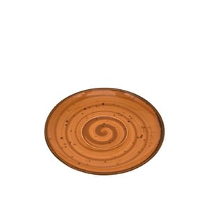 Tulu Porselen Luna Latte Fincan Tabağı - Reactıve 44 Turuncu LN01LTR44 - TULU PORSELEN