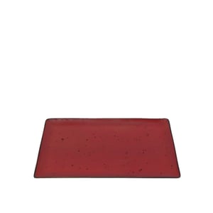 Tulu Porselen Dikdörtgen Kayık 36X21 cm - Reactıve 36 Kırmızı DD35X15DKYR36 - TULU PORSELEN