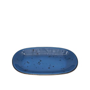 Tulu Porselen Klasik Kayık 26cmx14,5cm - Reactıve 93 Mavi - TULU PORSELEN