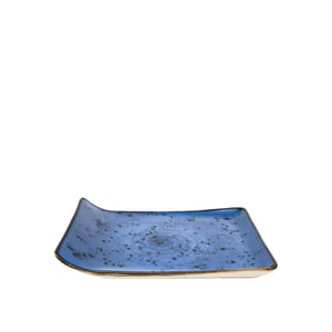 Tulu Porselen Kıvrık Kayık 21,5X18cm - Reactıve 93 Mavi KV18KYR93 - TULU PORSELEN