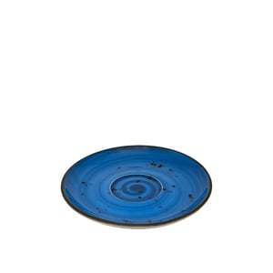 Tulu Porselen Flat Çay Fincan Tabağı - Reactıve 93 Mavi FLT01CTR93 - TULU PORSELEN