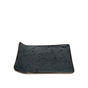 Tulu Porselen Kıvrık Kayık 21,5X18cm - Reactıve 96 Mavi KV18KYR96 - TULU PORSELEN