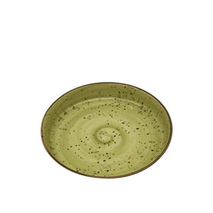 Tulu Porselen Step Çukur Tabak 24Cm - Reactıve 77 Yeşil - TULU PORSELEN