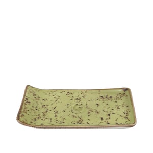 Tulu Porselen Kıvrık Kayık 21,5X18cm - Reactıve 77 Yeşil KV18KYR77 - TULU PORSELEN