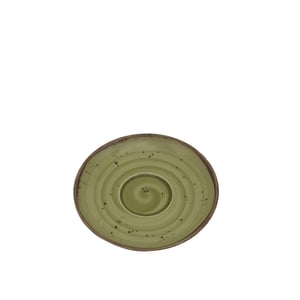 Tulu Porselen Luna Latte Fincan Tabağı - Reactıve 77 Yeşil LN01LTR77 - TULU PORSELEN