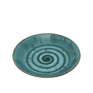 Tulu Porselen Elegance 20 cm Çukur Tabak - Reactıve 72 Turkuaz ELG20CKR72 - TULU PORSELEN