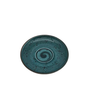 Tulu Porselen Luna Çay Fincan Tabağı - Reactıve 72 Turkuaz - TULU PORSELEN