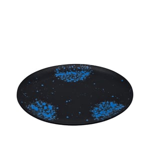 Tulu Porselen Plaza Oval Tabak 36X28Cm - Oxi 93 Mavi - TULU PORSELEN