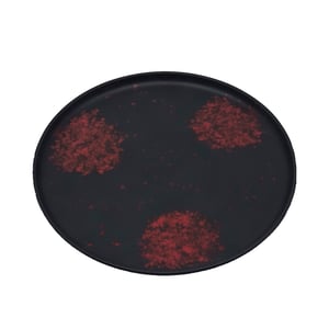 Tulu Porselen Step Düz Tabak 30 cm - Oxi 36 Kırmızı - TULU PORSELEN