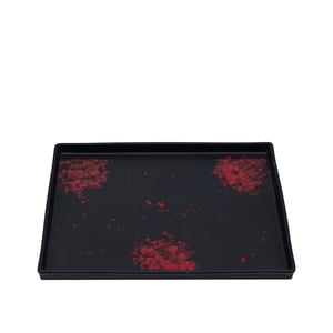 Tulu Porselen Pera 27X20X2 Cm Kayık - Oxi 36 Kırmızı - TULU PORSELEN