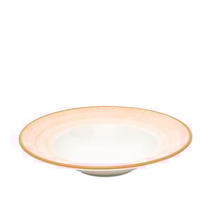Tulu Porselen Makarna Tabağı 27cm - Yanak Fırça 44 Turuncu SNM27MTYF44 - TULU PORSELEN