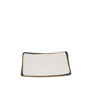 Tulu Porselen Vento Dikdörtgen Tabak 18X13Cm - Chocolate - TULU PORSELEN