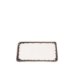 Tulu Porselen Dikdörtgen Kayık 14X8,5Cm - Chocolate - TULU PORSELEN