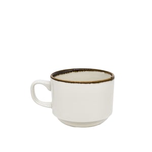 Tulu Porselen Flat Çay Fincanı - Chocolate FLT01CFCT47 - TULU PORSELEN