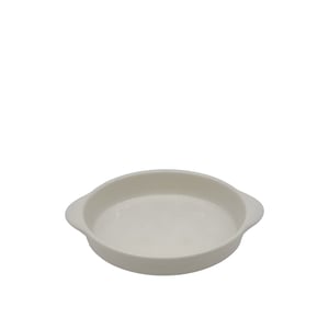 Tulu Porselen Salına Oval Kulplu Fırın Kabı 21cm - Krem SLN21OFK00 - TULU PORSELEN