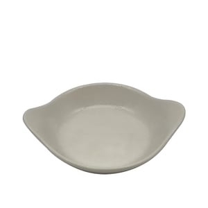 Tulu Porselen Yuvarlak Sahan Sunum 22cm Krem SNM22FK00 - TULU PORSELEN