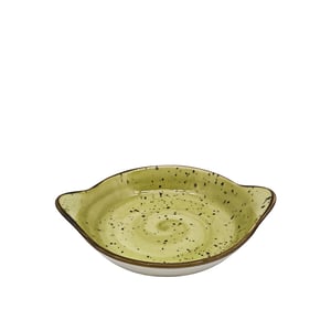 Tulu Porselen Yuvarlak Sahan Sunum 19 cm - Reactıve 77 Yeşil - TULU PORSELEN