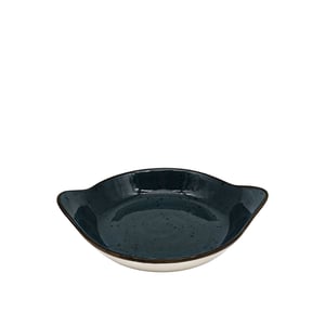 Tulu Porselen Yuvarlak Sahan Sunum 19 cm - Reactıve 96 Mavi - TULU PORSELEN