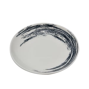 Tulu Porselen Elegance Çukur Tabak 28 cm- Cresent Siyah ELG28CKDB1579 - TULU PORSELEN