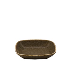 Tulu Porselen Klasik Kare Kayık 12Cm - Fh9 Kahve - TULU PORSELEN