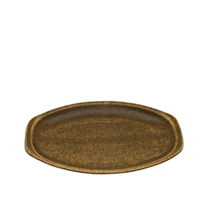 Tulu Porselen Alis Kayık Tabak 26Cm - Fh9 Kahve - TULU PORSELEN