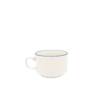 Zest Porcelain Flat Nescafe Fincan-Riva Mavi - ZEST PORCELAIN