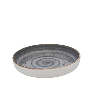 Zest Porcelain Step Çukur Tabak 24Cm -Paris Gri - ZEST PORCELAIN