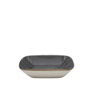 Tulu Porselen Klasik Kare Kayık 17cm –Reactive 67 Gri KL17KRR67 - TULU PORSELEN