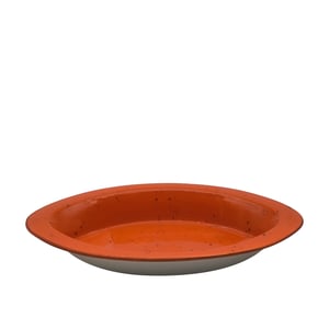 Tulu Porselen Ultraform Oval Kayık 36X22 cm-Reactıve 44 Turuncu - TULU PORSELEN