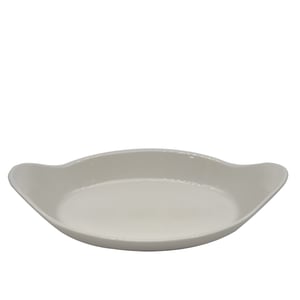 Tulu Porselen Oval Sahan Sunum 30 X 17cm – Krem SNM30OFK00    - TULU PORSELEN