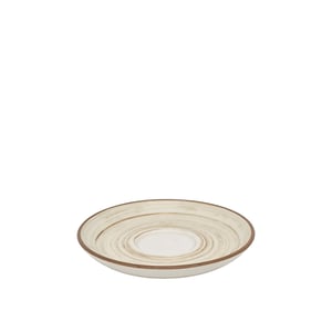 Tulu Porselen Luna Çay Fincan Tabağı- Yanak Fırça 48 Kahve LN01CTYF48 - TULU PORSELEN