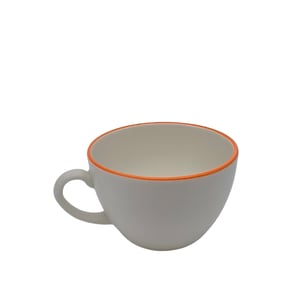 Tulu Porselen Luna Latte Fincanı - File 44 Turuncu LN01LFF44 - TULU PORSELEN