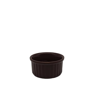 Tulu Porselen Suffle Kase 9cm - Opak 28 Kahve KL09SFOP28 - TULU PORSELEN