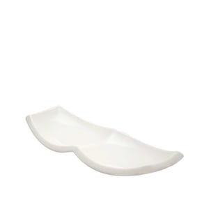 Ultraform Hotel Porselen 30*12 cm 2 Bölmeli Meze Tabak - ULTRAFORM PORSELEN