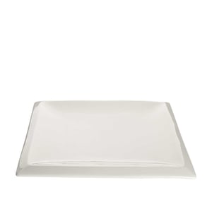 Ultraform Hotel Porselen Zambak 25,4 cm Kare Düz Tabak - ULTRAFORM PORSELEN