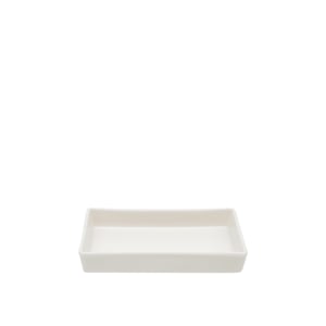 Tulu Porselen Pera 15X8X2 Dikdörtgen Kase-Saten Beyaz - TULU PORSELEN