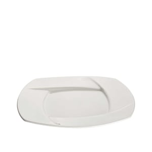 Ultraform Hotel Porselen Hasır 35 cm Kare Düz Tabak - ULTRAFORM PORSELEN