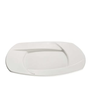 Ultraform Hotel Porselen Hasır 38,5 cm Kare Düz Tabak - ULTRAFORM PORSELEN
