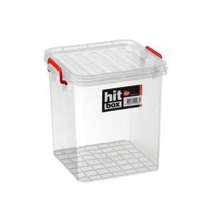 Bora PLastik Kare Kapaklı Kasa No 13 25*27,5*31H 13 Lt - BORA PLASTİK