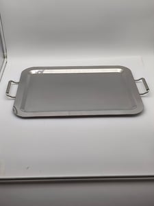 D.Dörtgen Metal Kulplu Tepsi 56X42Cm - KLT