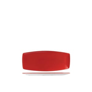 Steelite Fırenza Kırmızı D.Dörtgen Tabak 35,5x13,5 9023C086 - STEELİTE